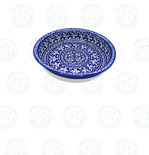 Blue Pottery Bowl Dish