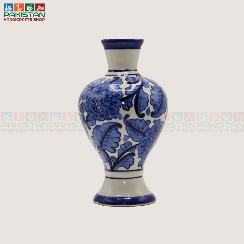 Blue Pottery Vase