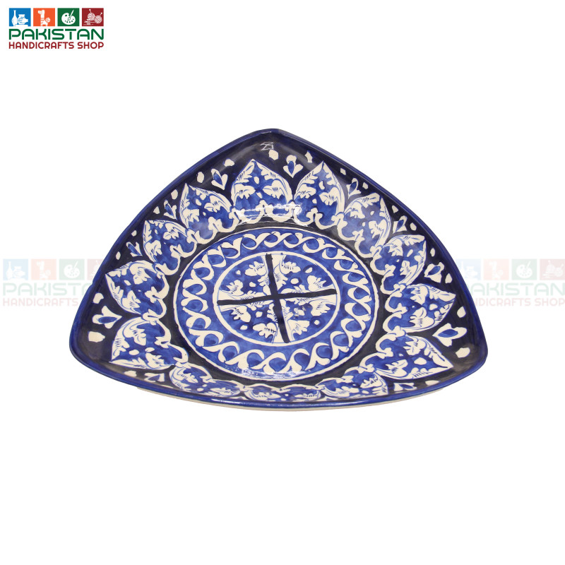 Blue Pottery Dish
