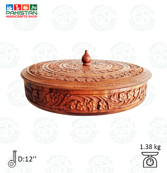 Dry Fruit Pot Carving Simple