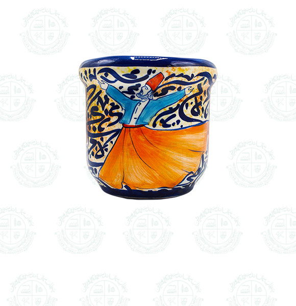 Blue Pottery Art Planter New (L)