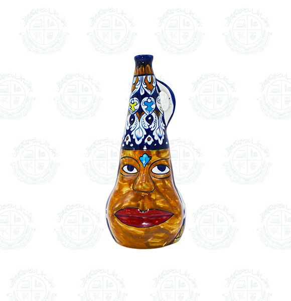 Blue Pottery vase Bottle African