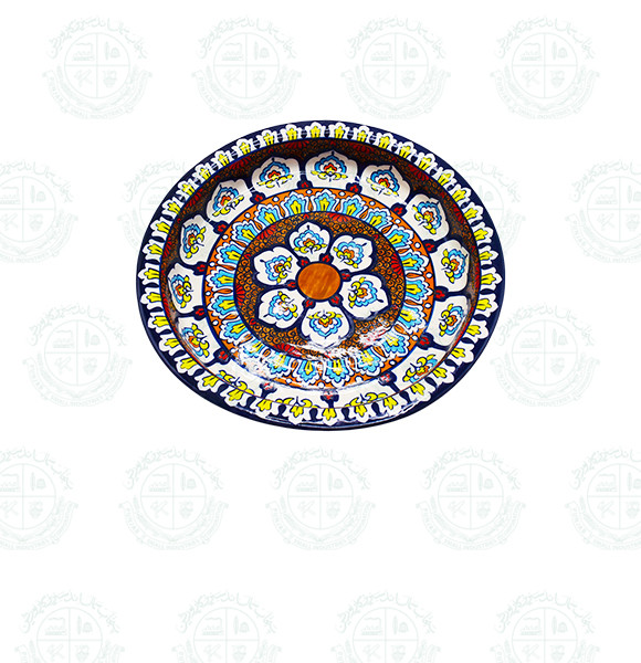 Blue Pottery Dish Bowl