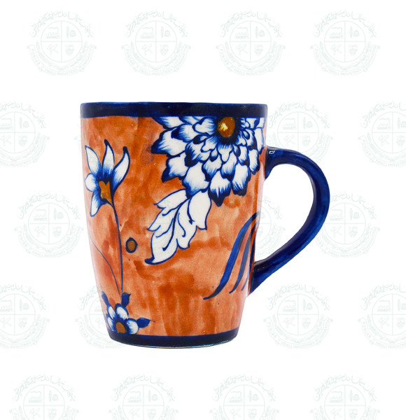 Blue Pottery Tea Mug