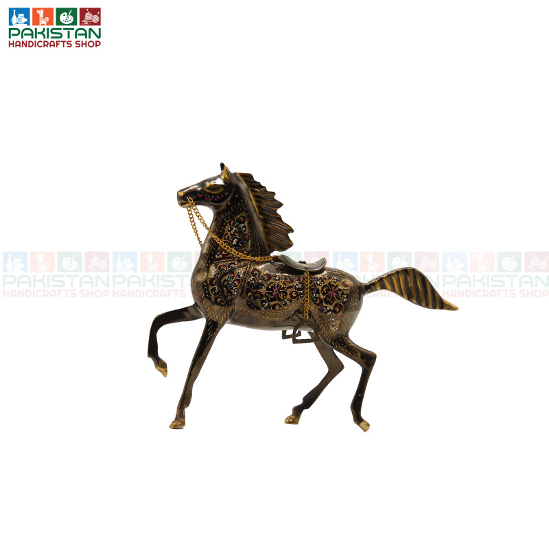 Brass Dancing Horse