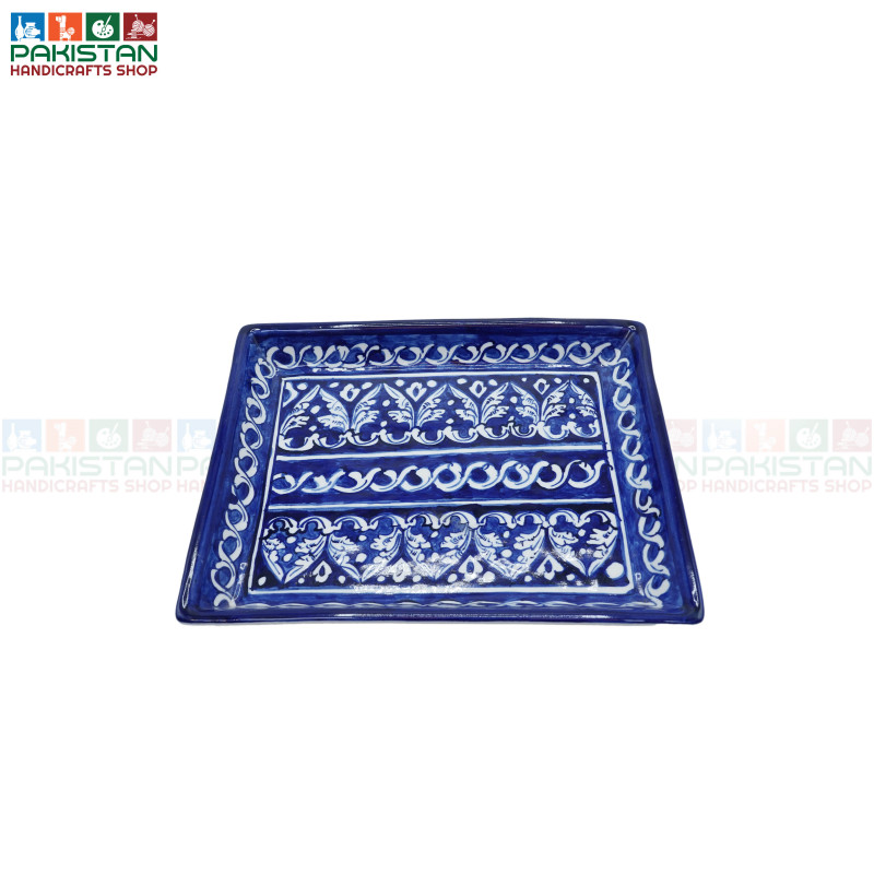 Blue Pottery Tray