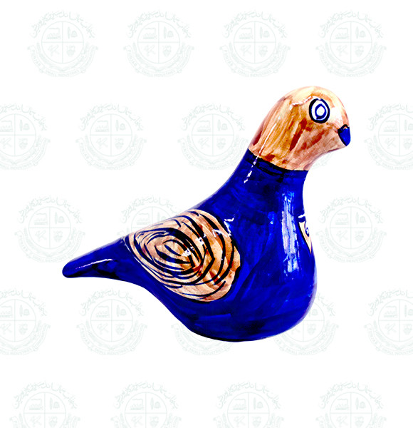 Blue Pottery Pigeon
