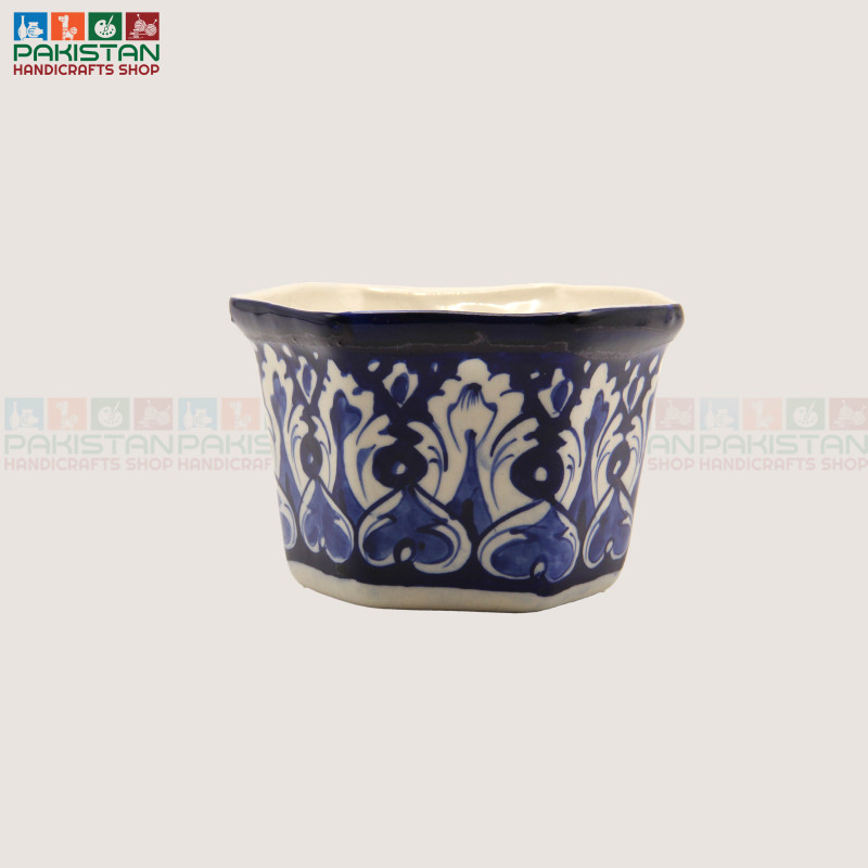 Blue Pottery Planter Small