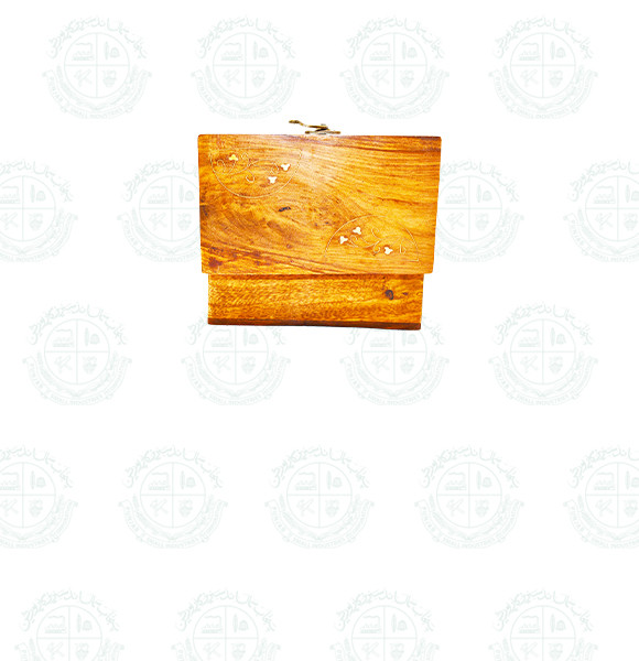 Jewelry Box Wood Brass