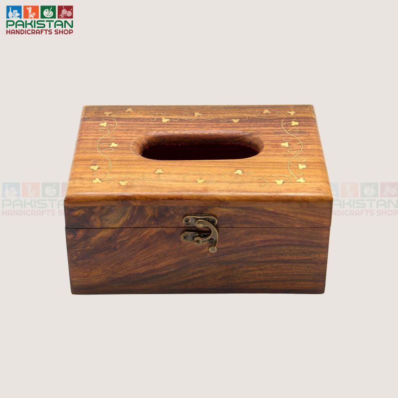 Wooden Tissue Box