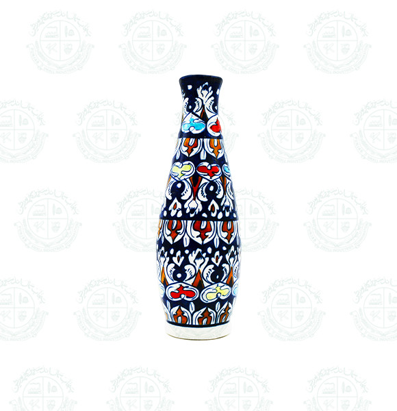 Blue Pottery vase Bottle (Med)