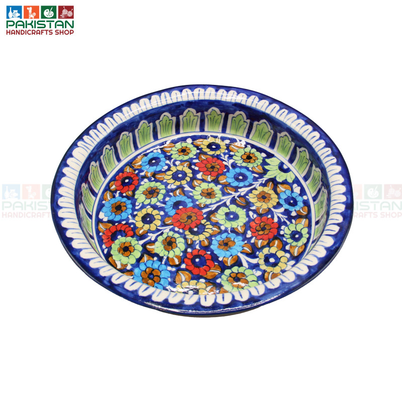 Blue Pottery Platter