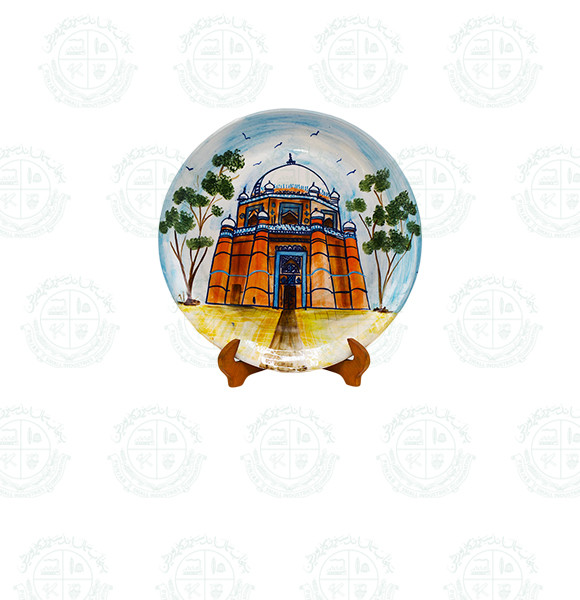 Blue Pottery Cultural Dish