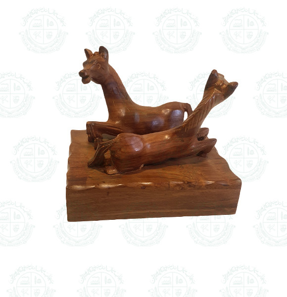 Sitting Horse with Base