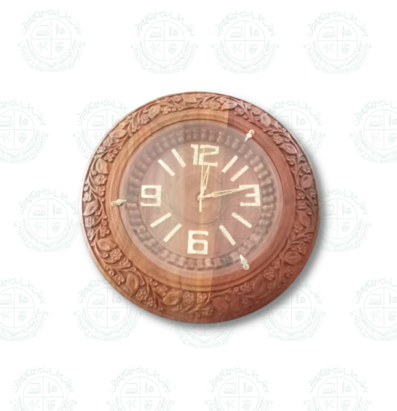 Wooden Clock Carrving