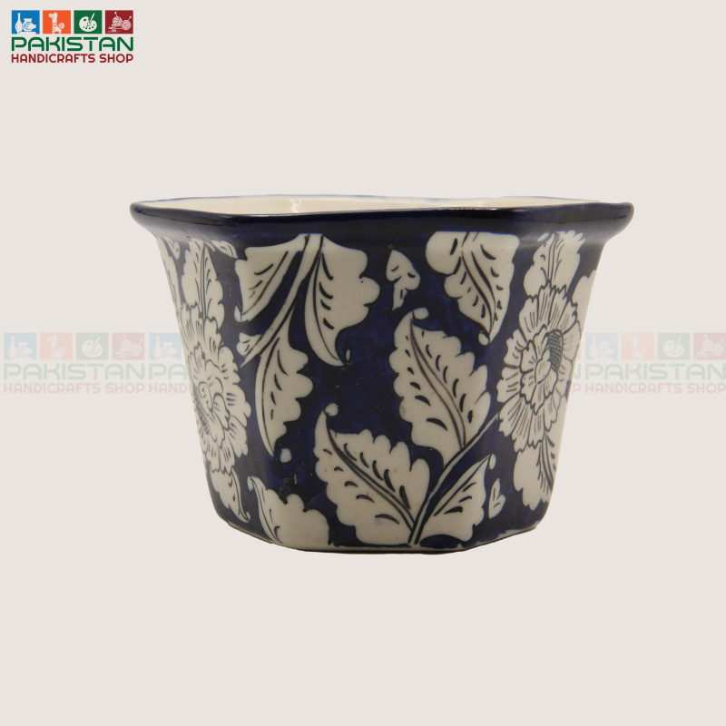 Blue Pottery Planter Big