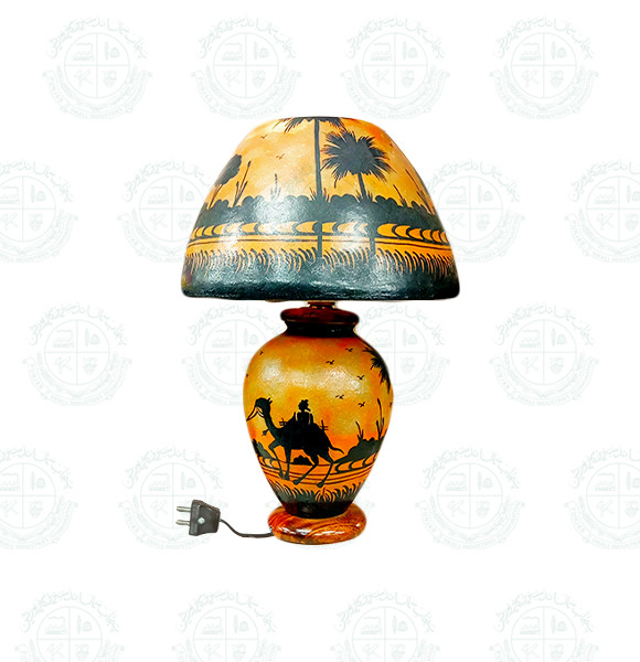 Camel Skin Shade Lamp (Small)