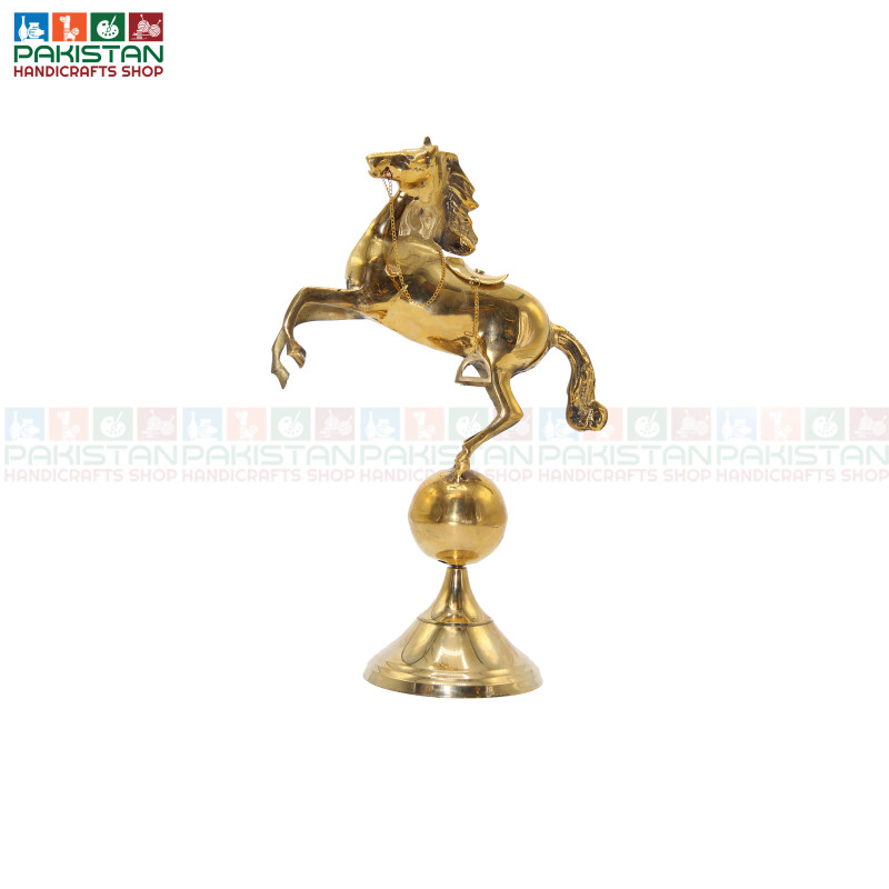Brass Dancing Horse