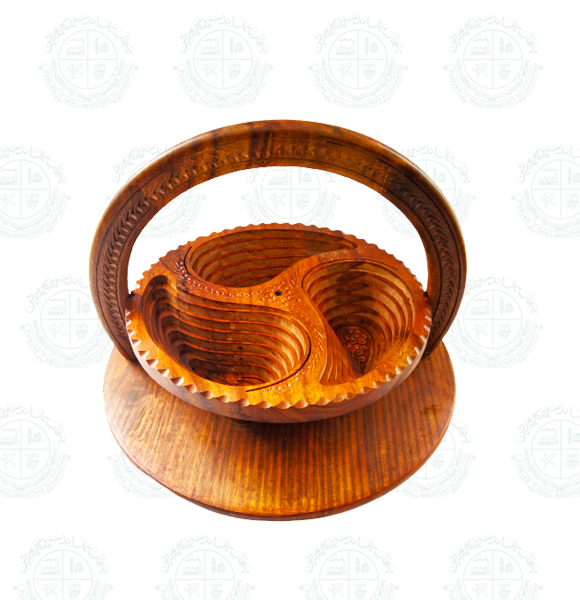 Dry Fruit Basket Carving