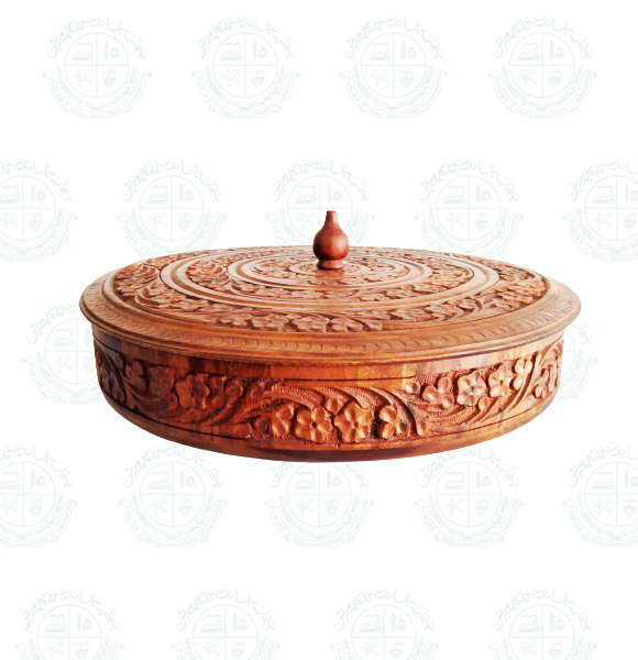Dry Fruit Pot Carving