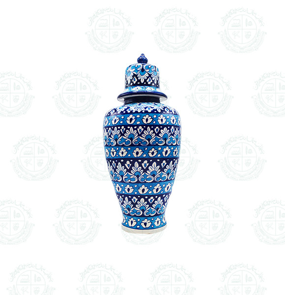 Blue Pottery chines jar New