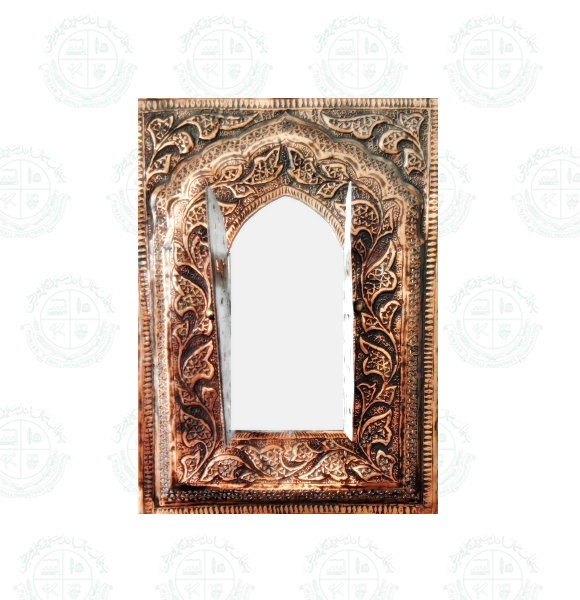 Frame Copper Antique Door Mirror