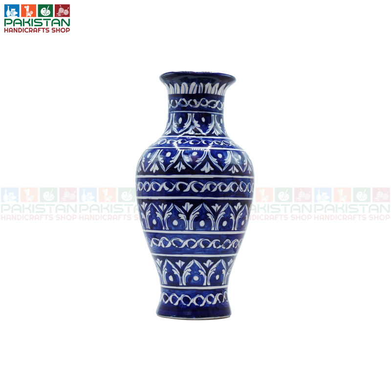 Blue Pottery Vase