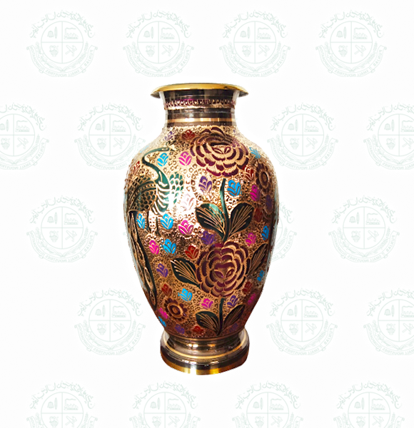 Chinese Jar Peacock Design