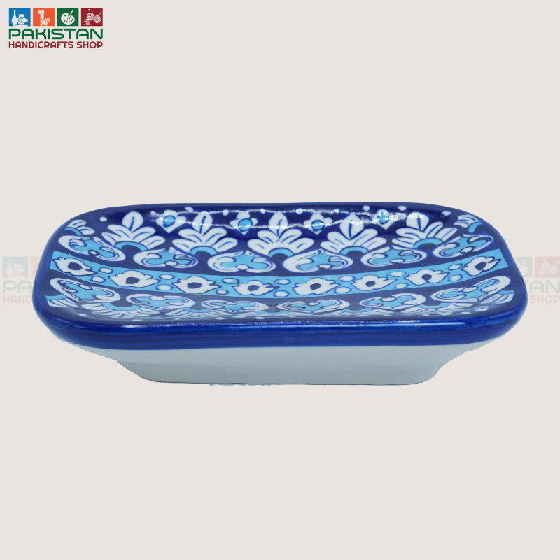 Blue Pottery Dish