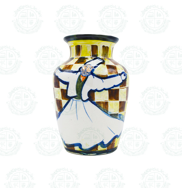 Blue Pottery vase Sufi
