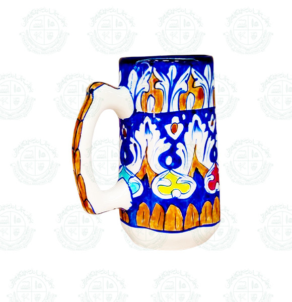 Blue Pottery Tea Mug