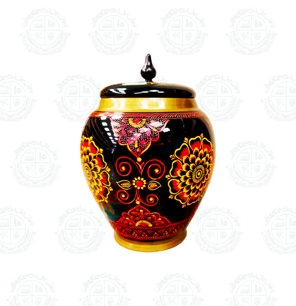 Lacquer Art Candy Jar