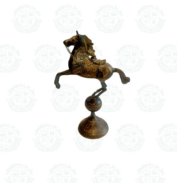 Horse with Ball Stand