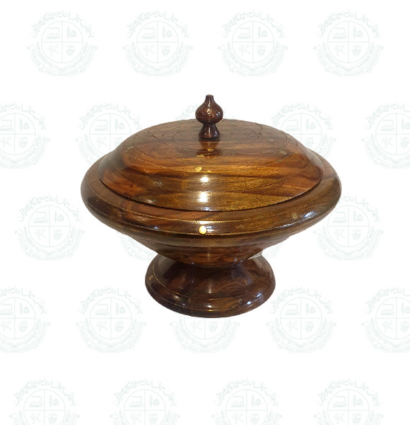 Bowl with Brass Work