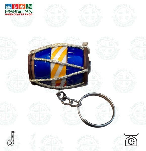 Keychain Dholki Colored