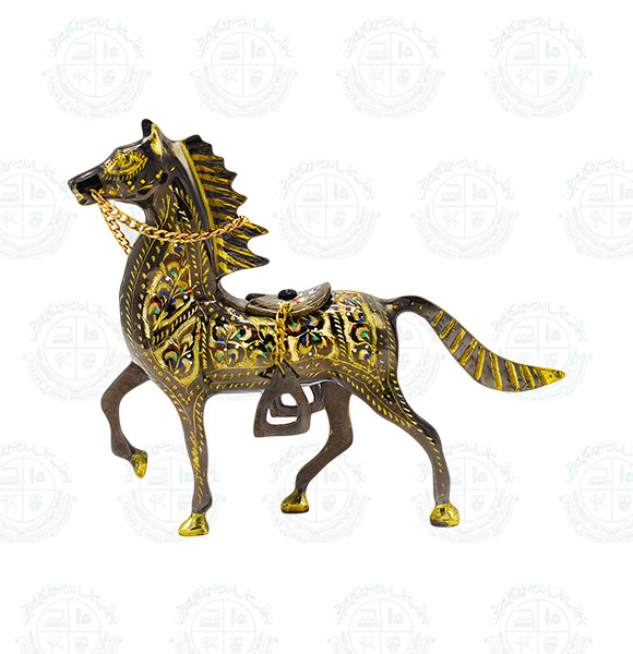 Dancing Horse Med Brass