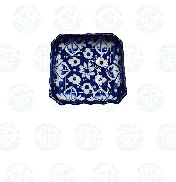 Blue Pottery  Dish Small