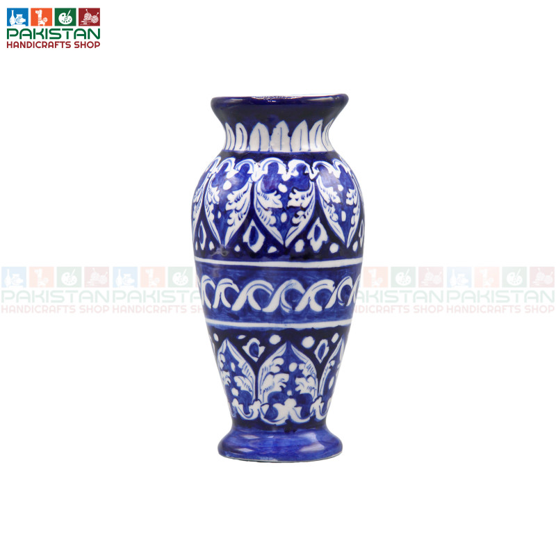 Blue Pottery Vase