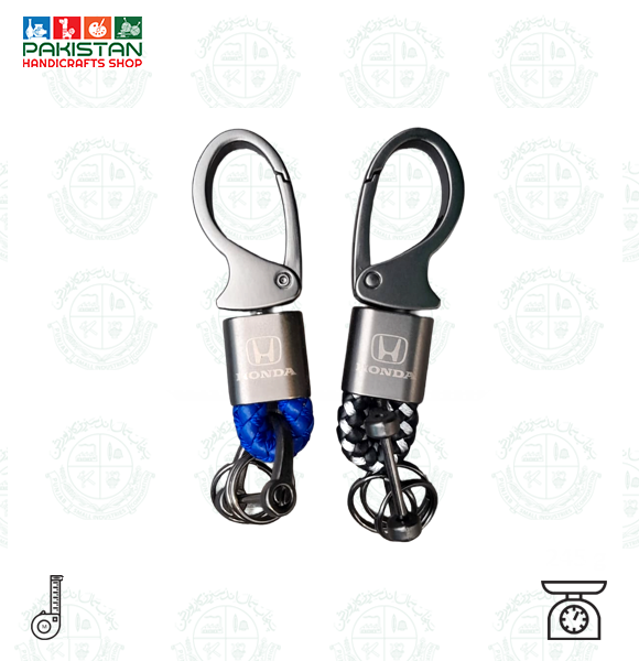 Keychain Honda Black Metal