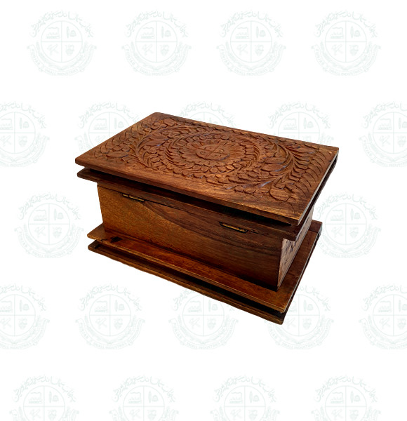 Carving Jewellery Box with Secret Lock