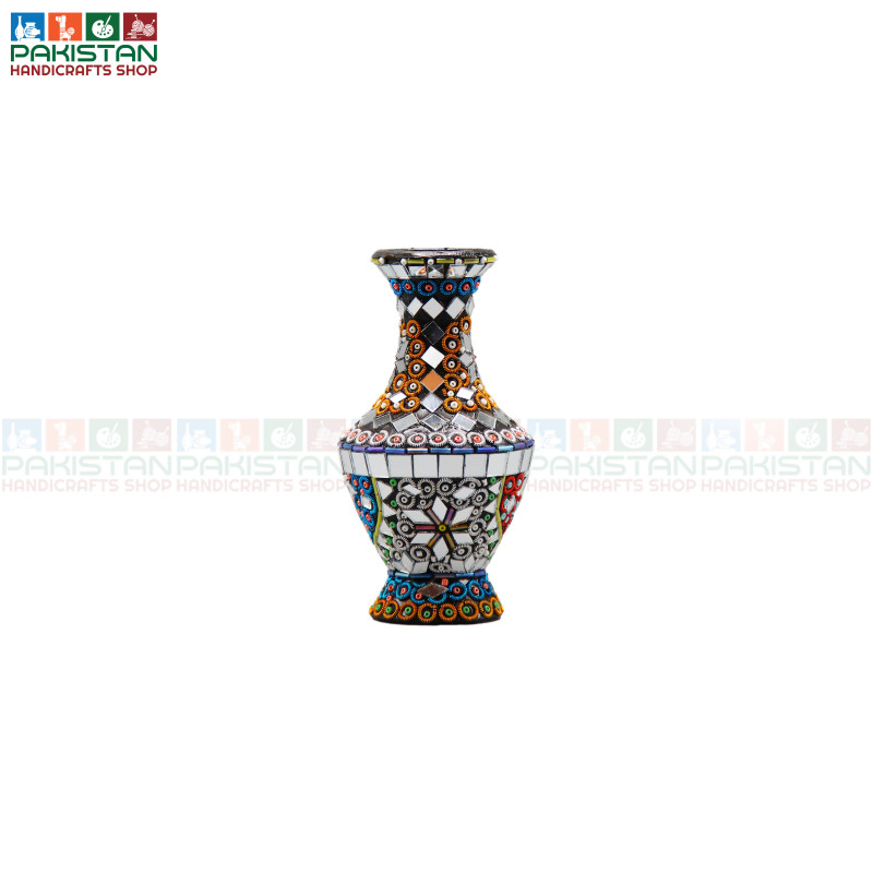 Mirror Work Vase