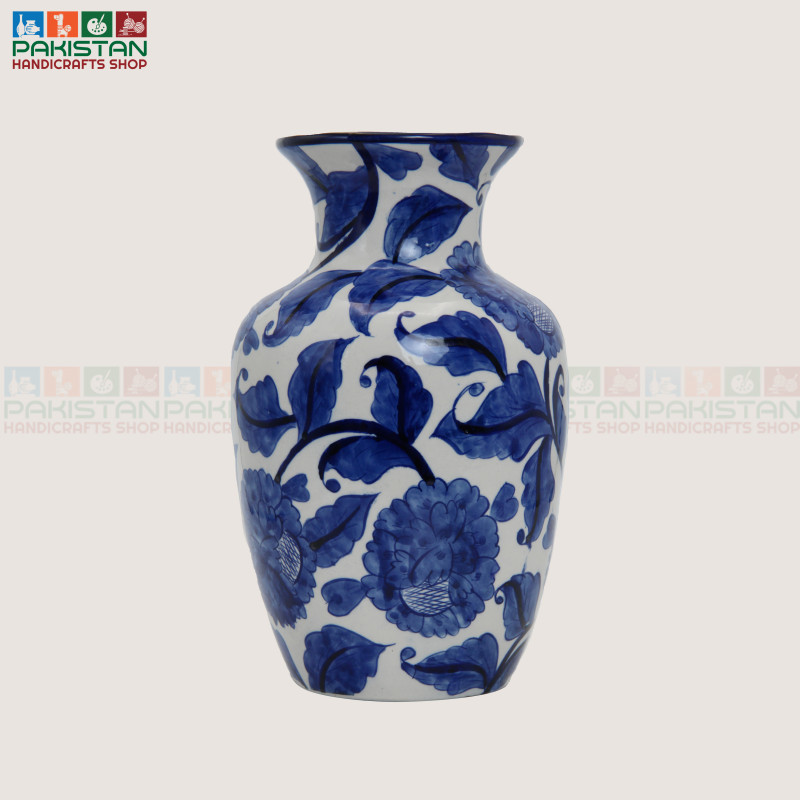Blue Pottery Vase