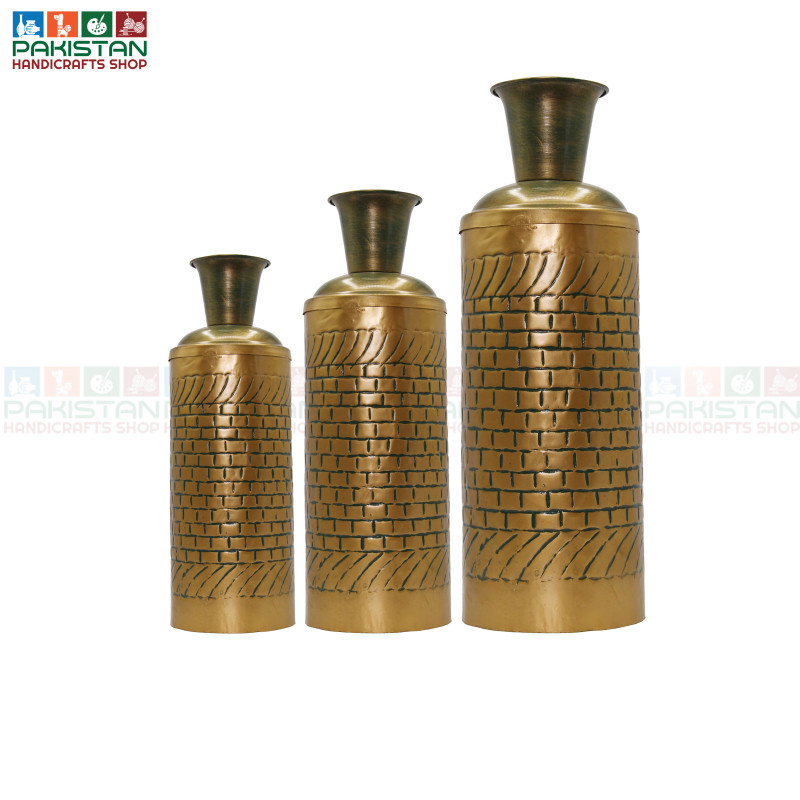 Metal Vase Set