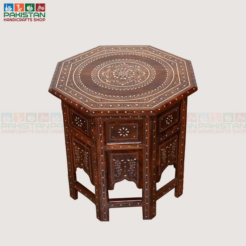 8 Corner Wooden Table