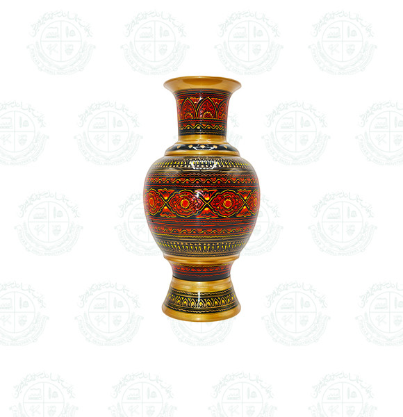 Vase Wood Niddle art (L)