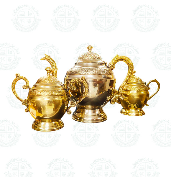 Brass Tea Set 3P