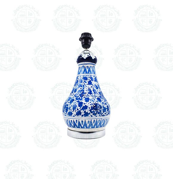 Blue Pottery Lamp Minaar