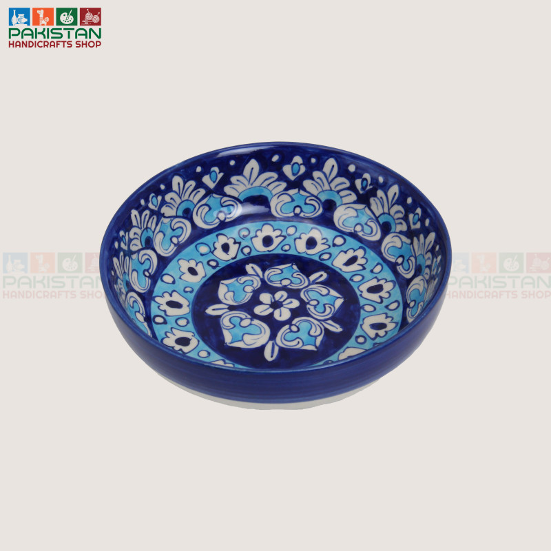 Blue Pottery Bowl