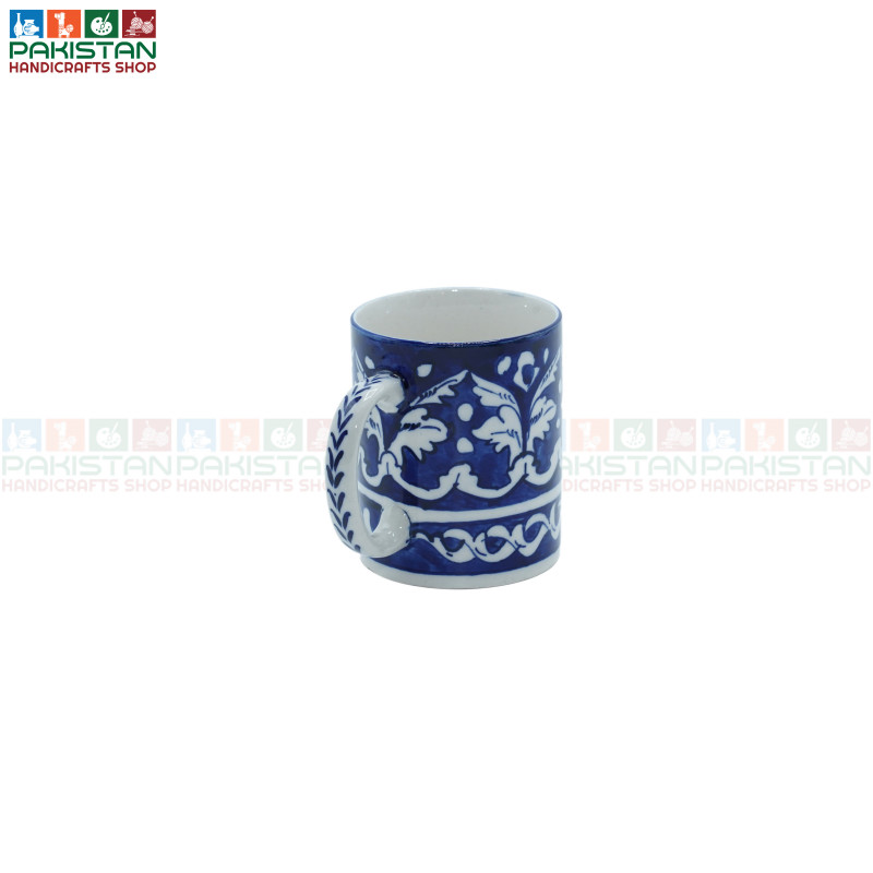 Blue Pottery Mug