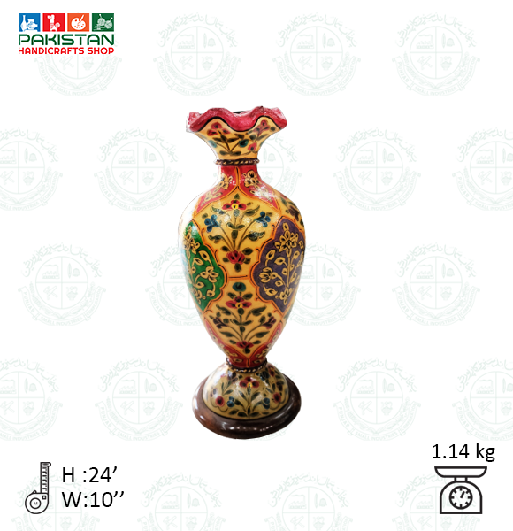 Camel Skin Vase Lamp